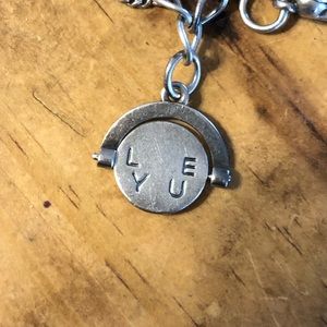 James Avery spinning I love you charm